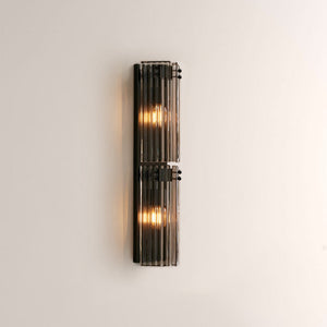 Delsia Fluted Glass Wall Sconce