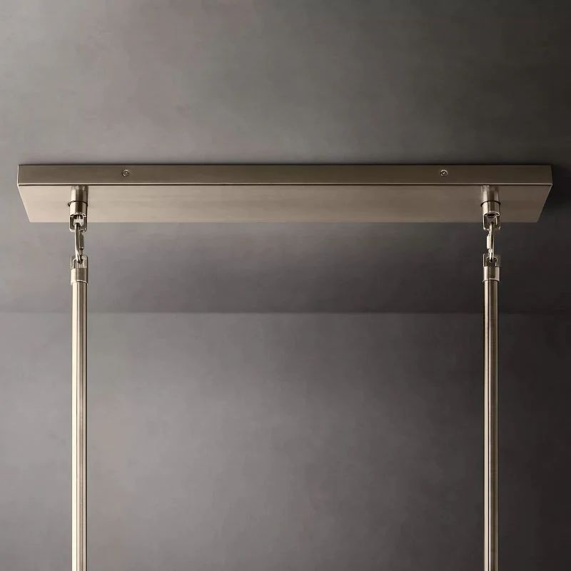 Dezeen Tiered Rectangle Chandelier 74"