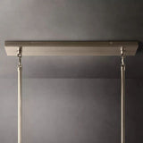 Dezeen Tiered Rectangle Chandelier 74"