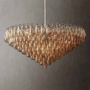 Dezeen Tiered Round Chandelier 47"
