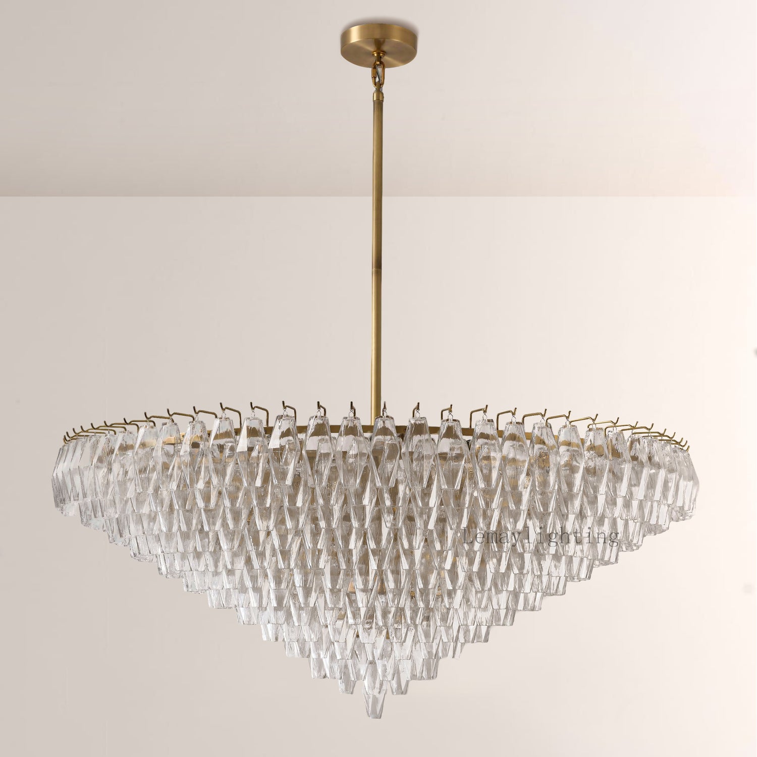 Dezeen Tiered Round Chandelier 61"