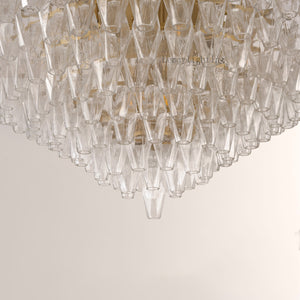 Dezeen Tiered Round Chandelier 61"