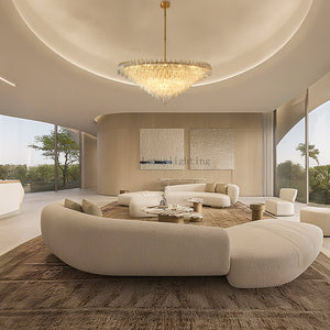 Dezeen Tiered Round Chandelier 61"