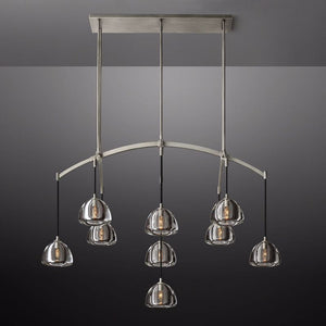 Dimple Linear Chandelier 54"