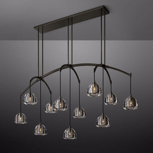 Dimple Linear Chandelier 72"