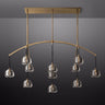 Dimple Linear Chandelier 72"