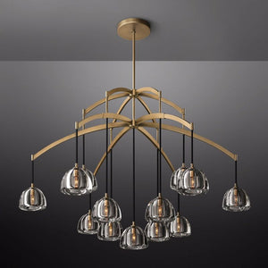 Dimple Round Chandelier 60"