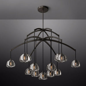 Dimple Round Chandelier 60"