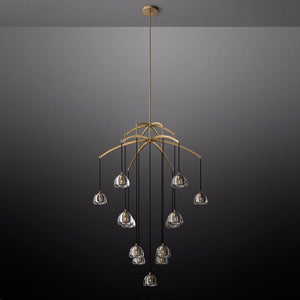 Dimple Round Chandelier 60"