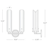 Dorian Double Sconce