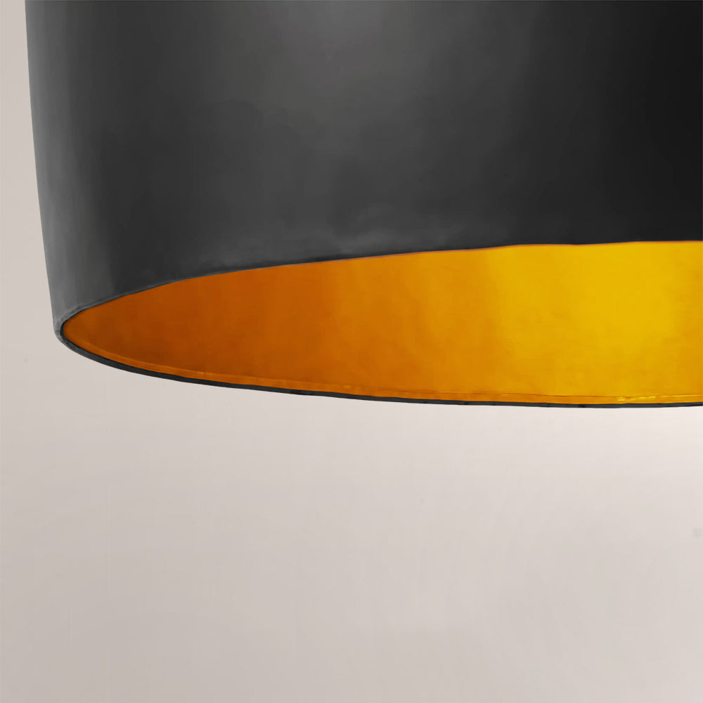 Fino Hammered Metal Cone Pendant