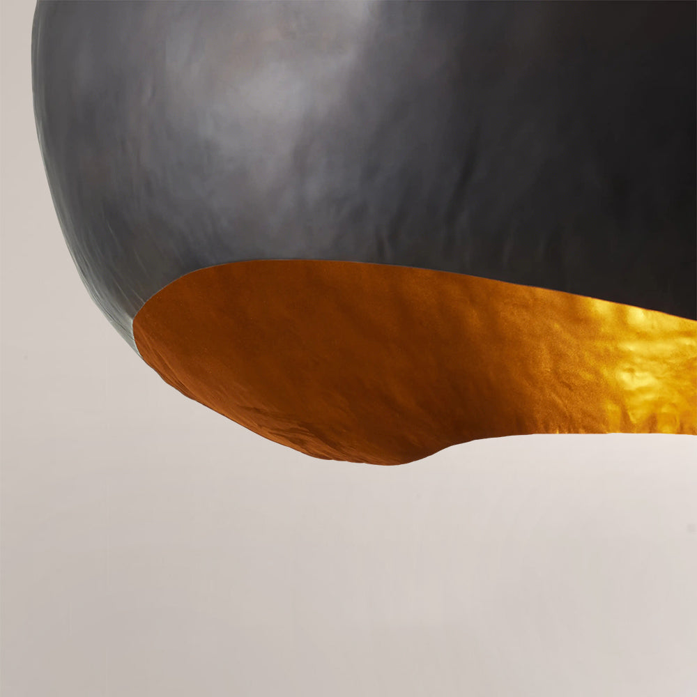 Fino Hammered Metal Dome Pendant