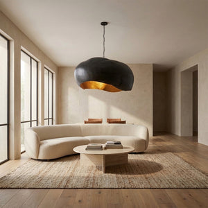 Fino Hammered Metal Dome Pendant