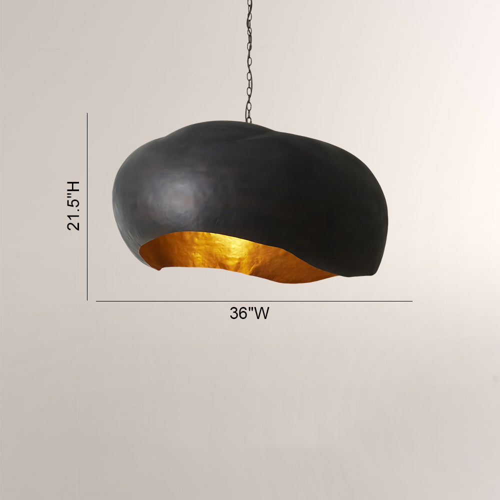 Fino Hammered Metal Dome Pendant