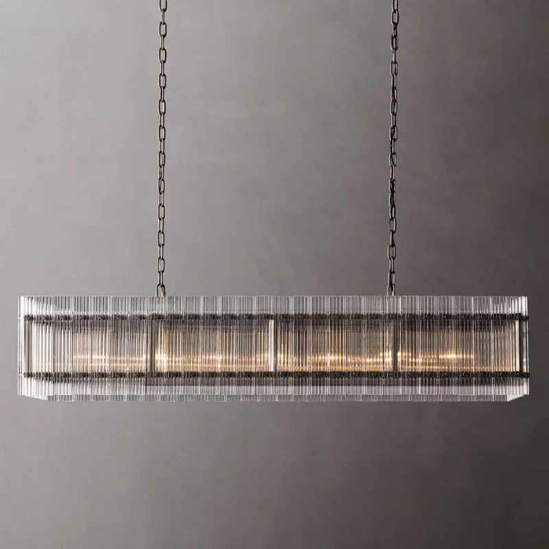 Fiona Rectangular Chandelier 54"