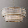 Fiona Two-Tier Round Chandelier 60"
