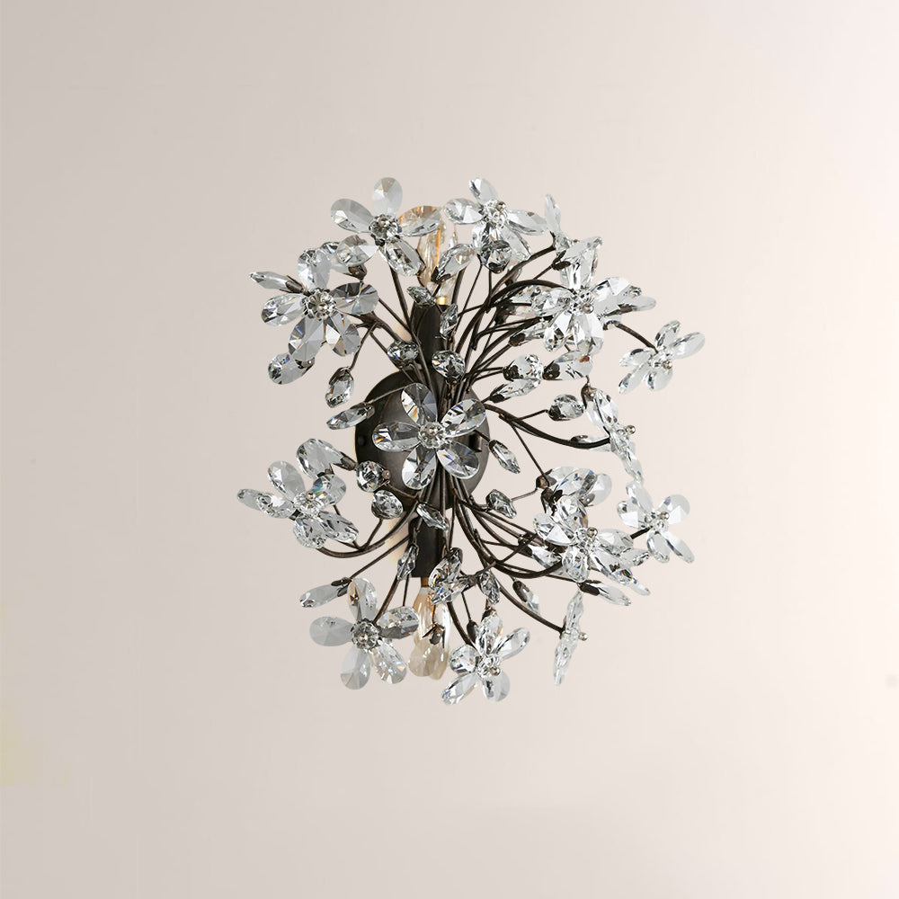 Fiore Crystal Blossom Wall Sconce