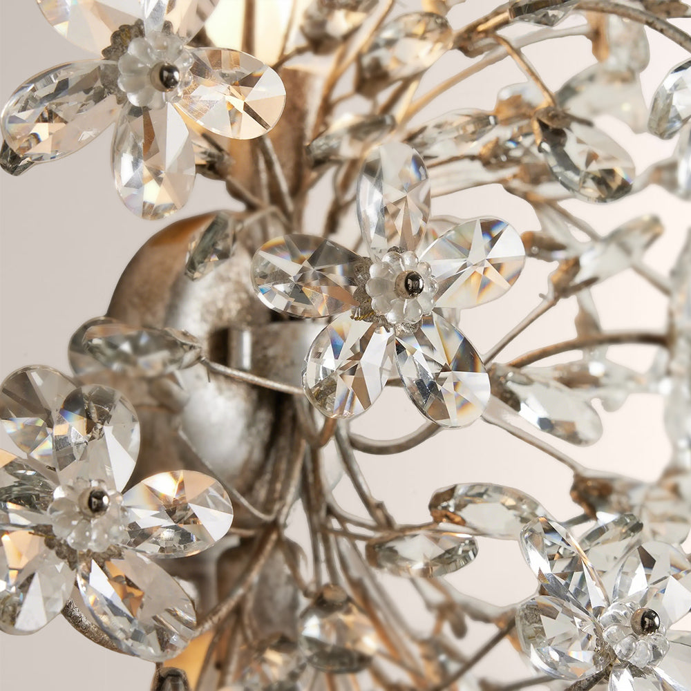 Fiore Crystal Blossom Wall Sconce