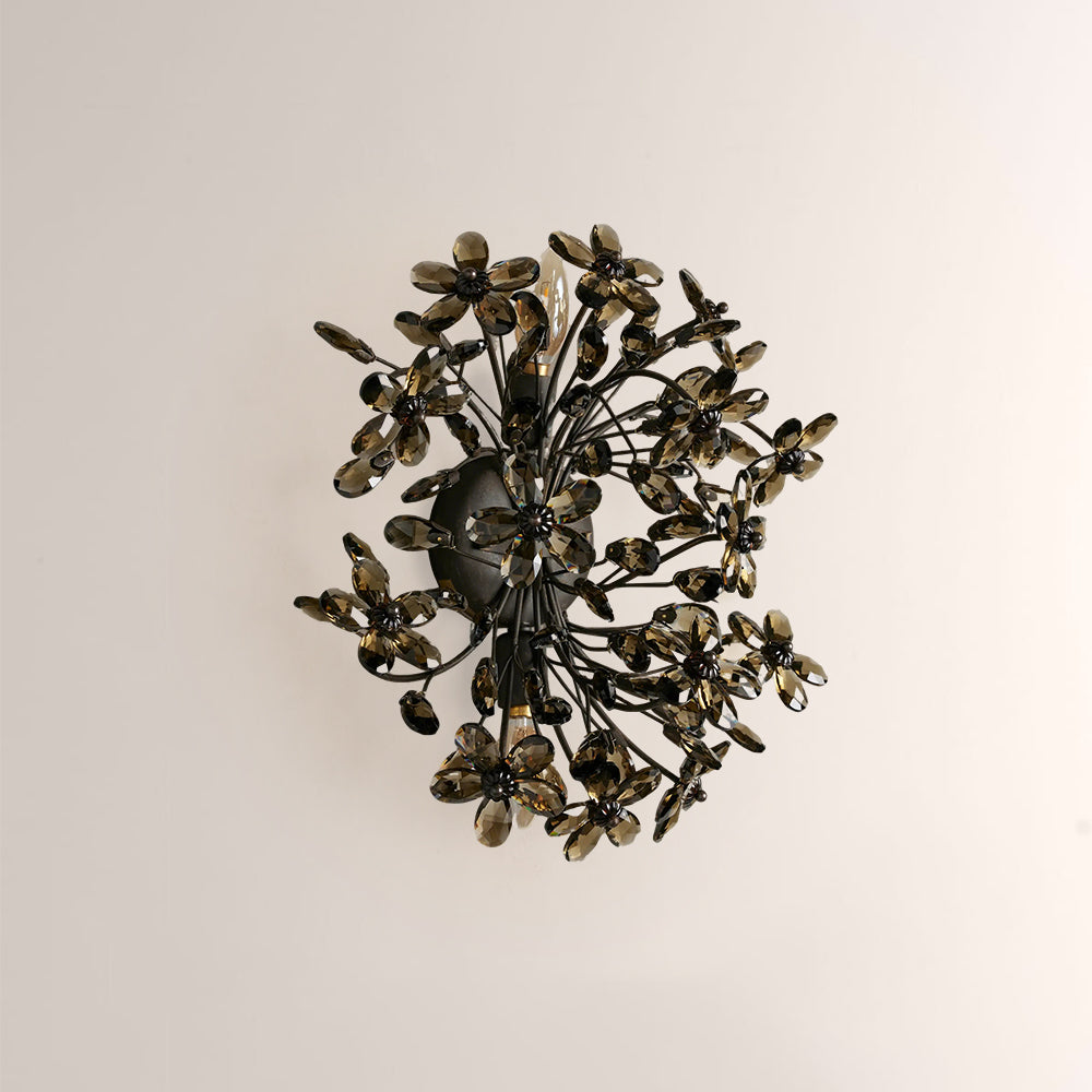 Fiore Crystal Blossom Wall Sconce