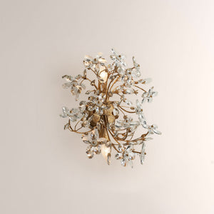 Fiore Crystal Blossom Wall Sconce