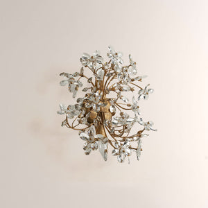Fiore Crystal Blossom Wall Sconce