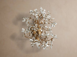 Fiore Crystal Blossom Wall Sconce