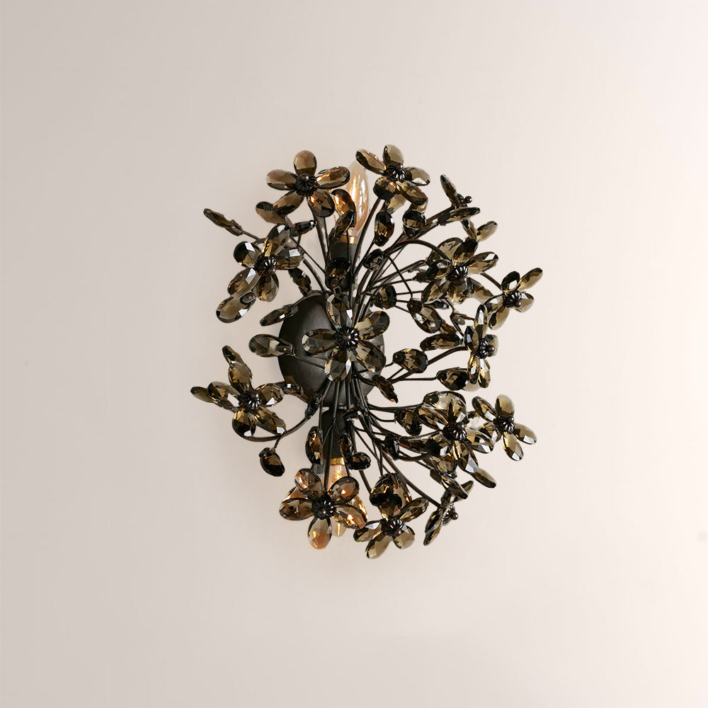 Fiore Crystal Blossom Wall Sconce