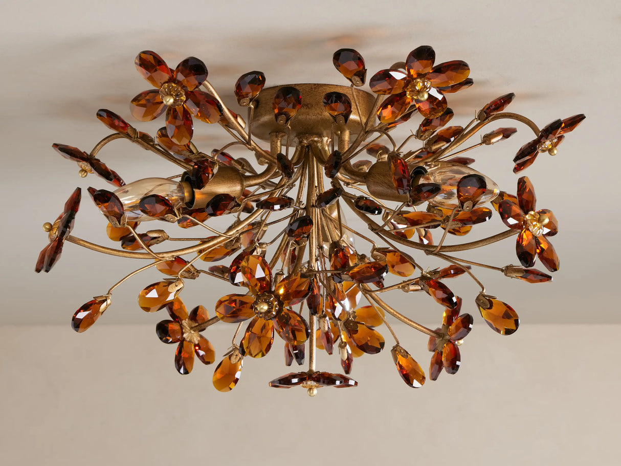 Fiore Crystal Flush Mount