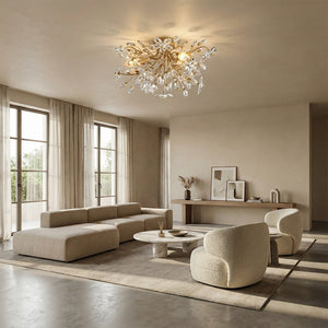 Fiore Crystal Flush Mount