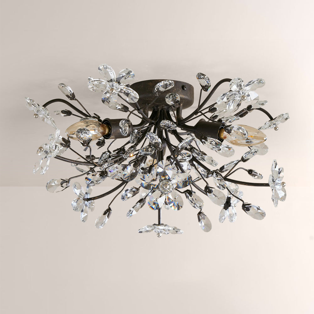 Fiore Crystal Flush Mount