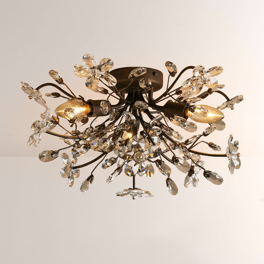 Fiore Crystal Flush Mount