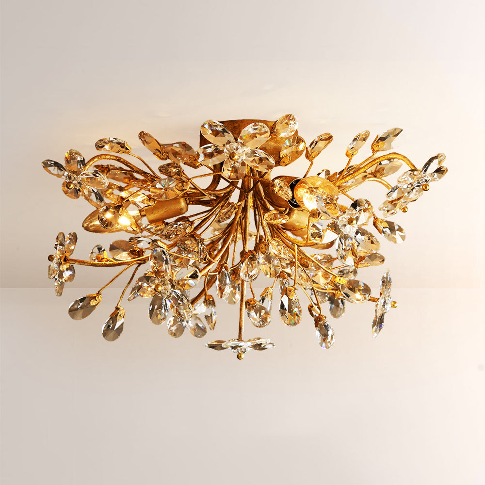 Fiore Crystal Flush Mount