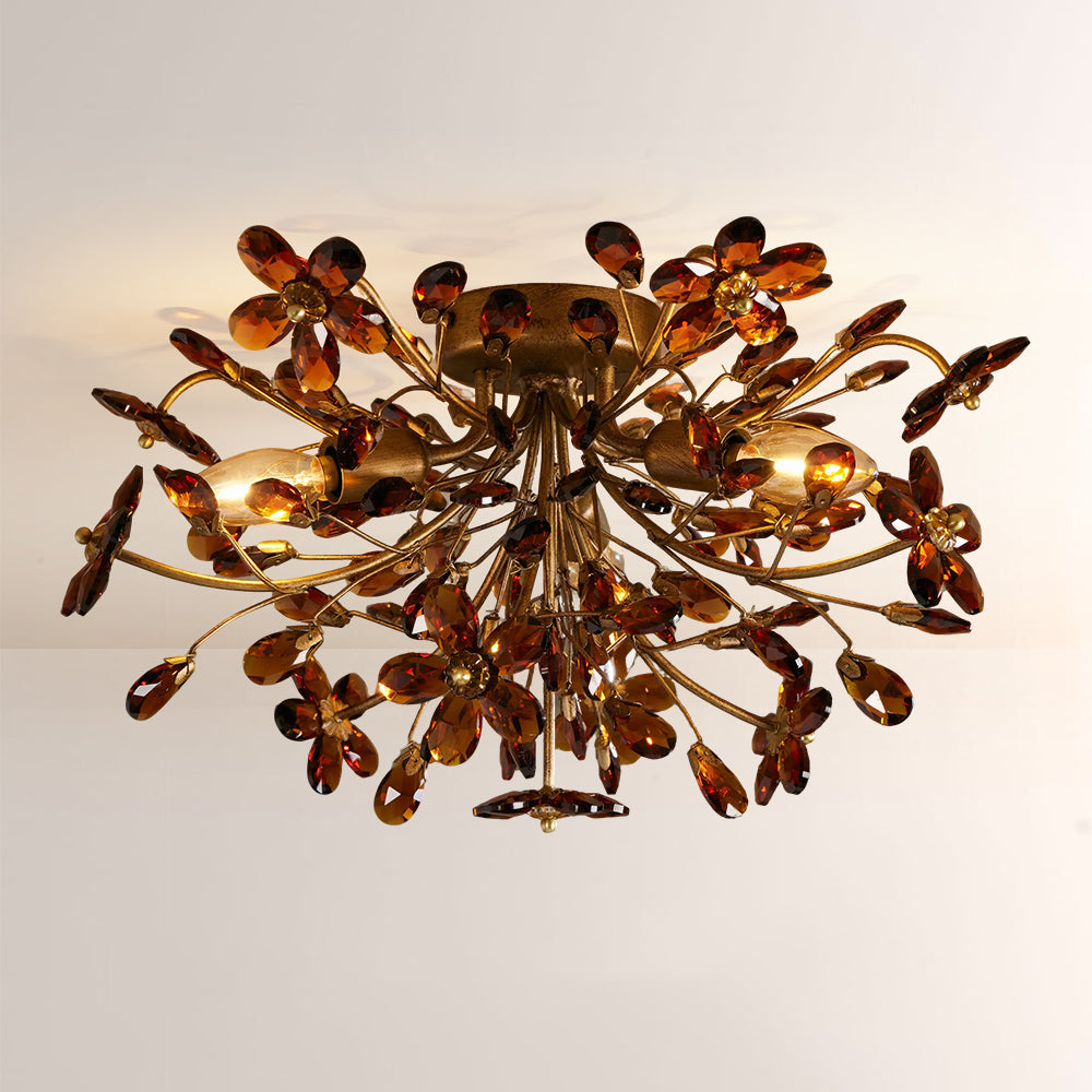 Fiore Crystal Flush Mount
