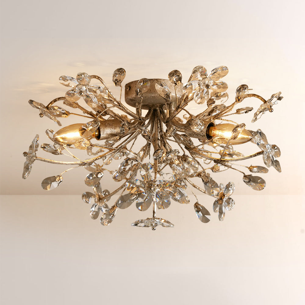 Fiore Crystal Flush Mount
