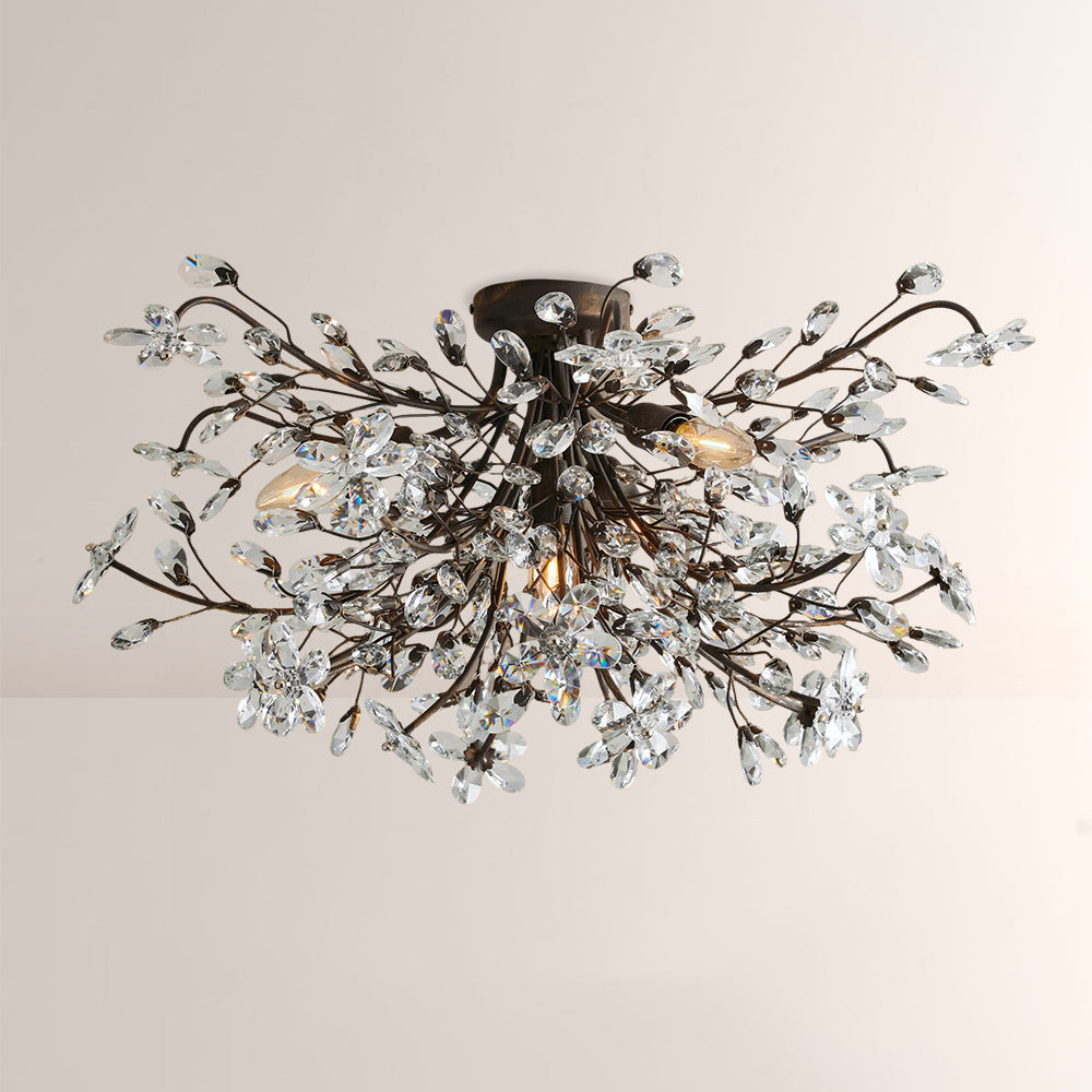 Fiore Crystal Flush Mount