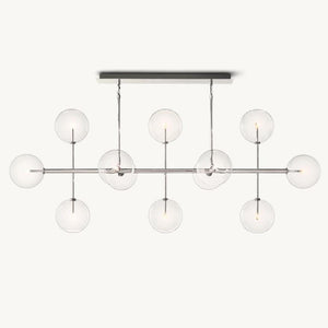 Bubble Globe Mobile Linear Chandelier