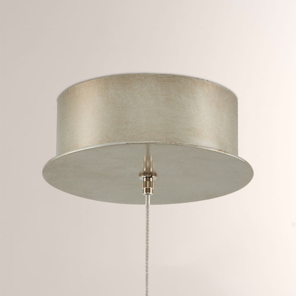 Glara Mirror Round Multi-Drop Pendant