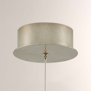 Glara Mirror Round Multi-Drop Pendant