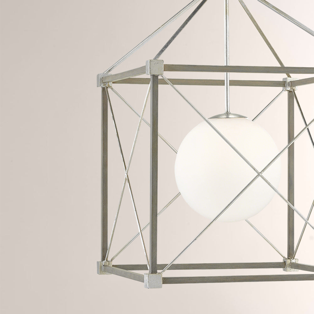 Gleno Gray Lantern Chandelier