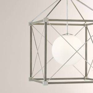 Gleno Gray Lantern Chandelier