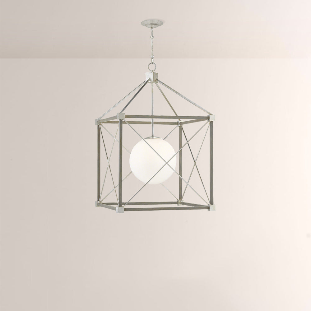 Gleno Gray Lantern Chandelier