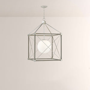 Gleno Gray Lantern Chandelier