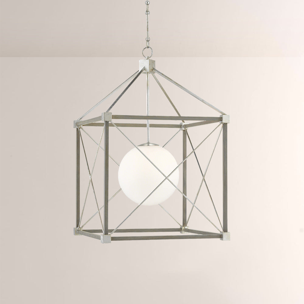 Gleno Gray Lantern Chandelier
