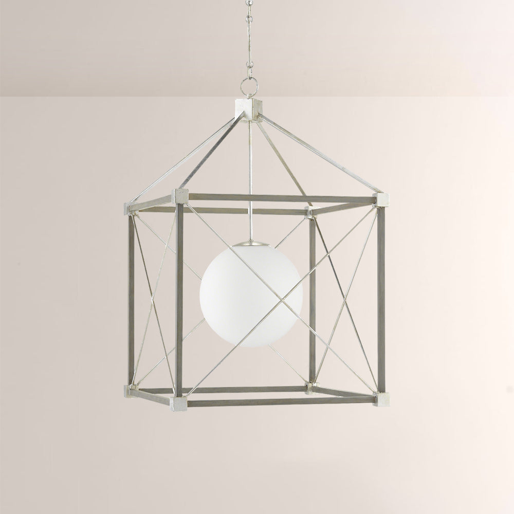Gleno Gray Lantern Chandelier
