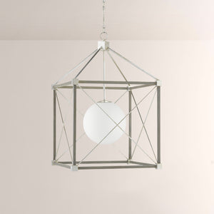 Gleno Gray Lantern Chandelier