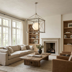 Gleno Gray Lantern Chandelier