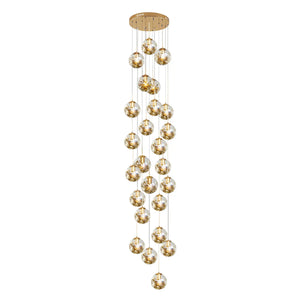 Gold Staircase Chandelier