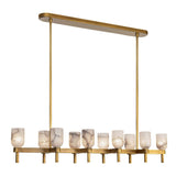 Harmonie Linear Chandelier 52"