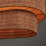 Nogy Rattan Beam  Chandelier