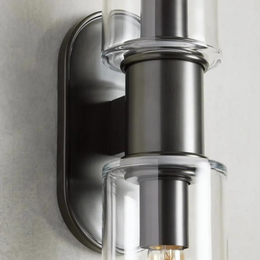 Harlin 2-Light Wall Sconce in Clear